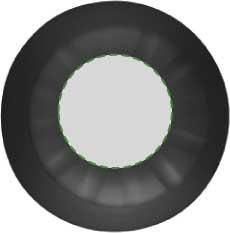 Sul coperchio: Ø 20 mm