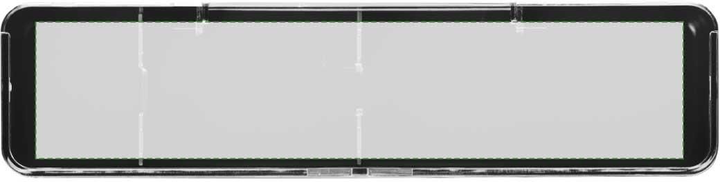 Parte superiore: 165mm x 35mm