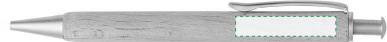 Vicino al clip, scrittura mancina: 35mm x 7mm