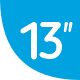 13 pollici