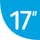 17 pollici