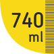740 ml