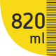 820 ml