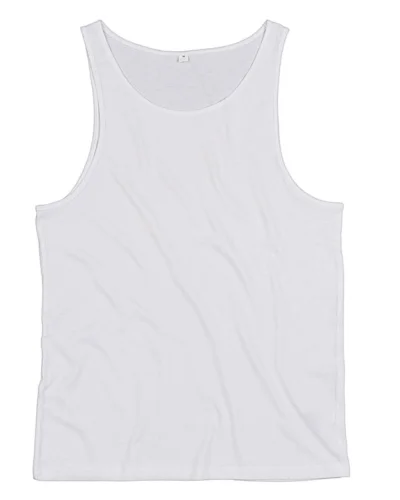 Canotta Uomo Organic One Drop Armhole 150g, 100% Cotone White