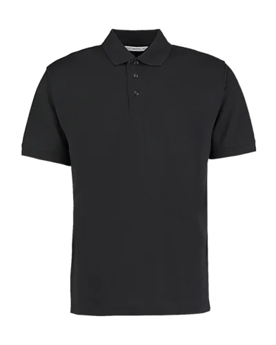 Polo uomo Classic Fit Superwash 60° Kariban grigia, poliestere cotone Black