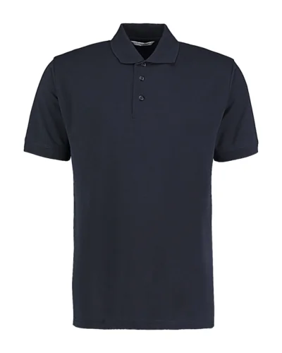 Polo uomo Classic Fit Superwash 60° Kariban grigia, poliestere cotone Navy