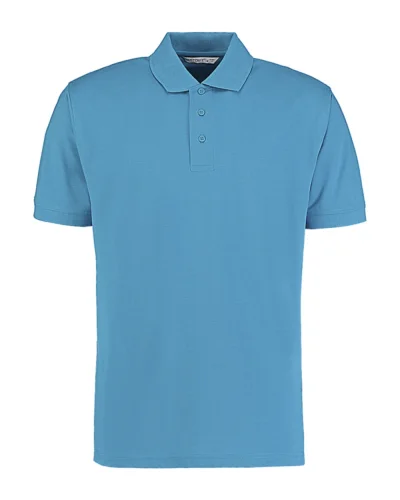 Polo uomo Classic Fit Superwash 60° Kariban grigia, poliestere cotone Turquoise