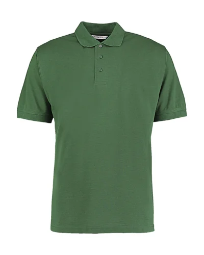 Polo uomo Classic Fit Superwash 60° Kariban grigia, poliestere cotone Bottle Green