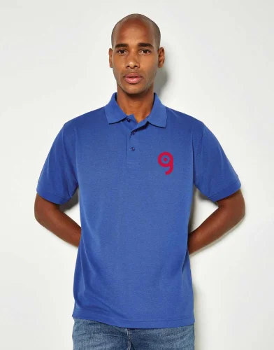Polo uomo Classic Fit Superwash 60° Kariban grigia, poliestere cotone