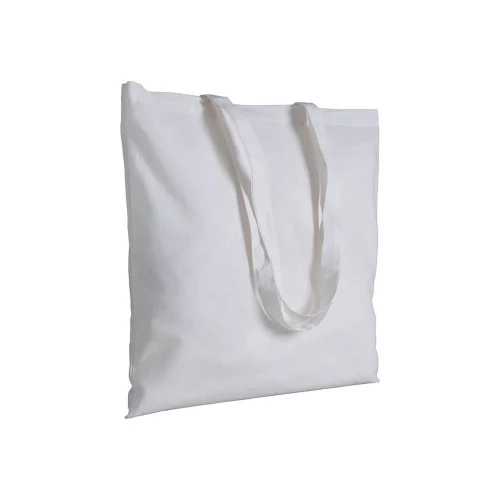 Shopper cotone 120g  multicolore manici lunghi eleganti