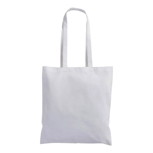 Shopper cotone 120g  multicolore manici lunghi eleganti