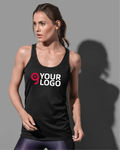 Tank Top Donna Active 140, 100% Poliestere
