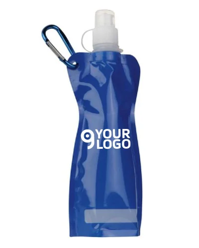 Borraccia 480ml R-PET con Moschettone BPA free