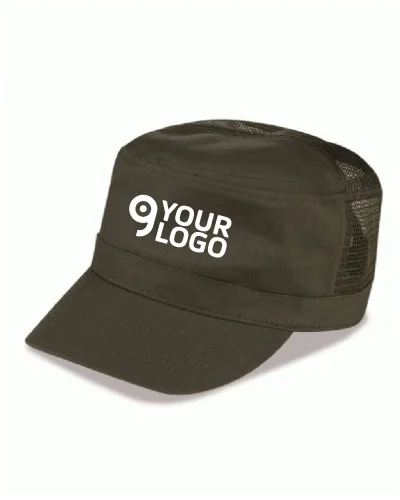 Cappellino militare mesh con chiusura in velcro