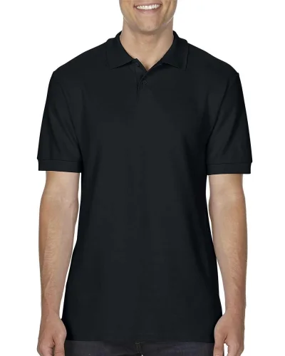 Polo Softstyle Sapphire S in 100% Cotone Piquè Regular No Label Black