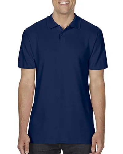 Polo Softstyle Sapphire S in 100% Cotone Piquè Regular No Label Navy