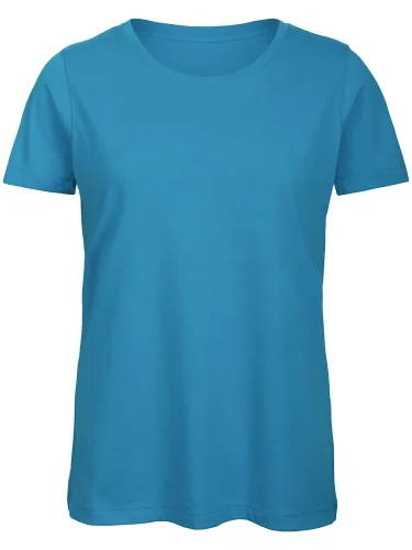T-shirt donna B&C cotone organico 140g, girocollo, no label