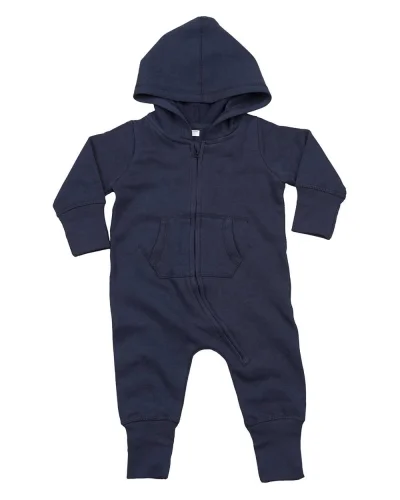 Tuta All-in-One Neonato, Cotone Bio, Dusty Blue Nautical Navy