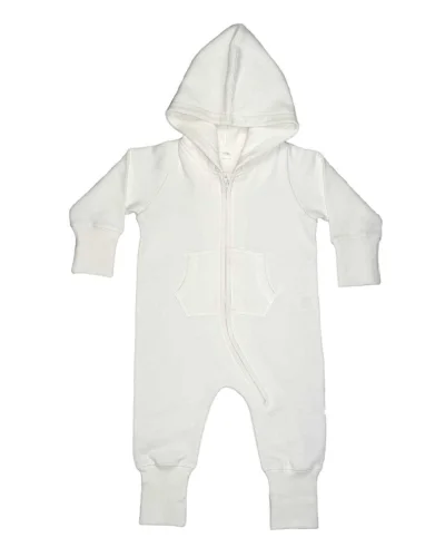 Tuta All-in-One Neonato, Cotone Bio, Dusty Blue