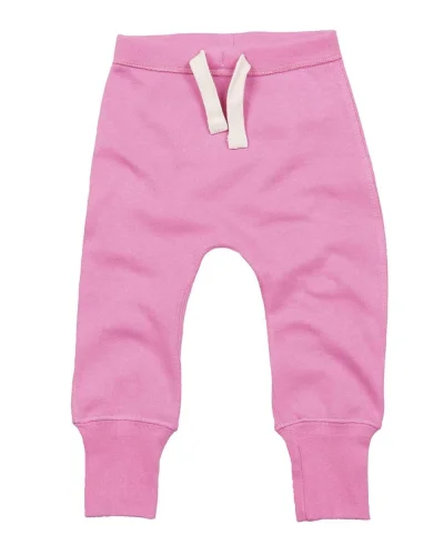 Pantaloni felpa uomo Pavia made in Italy, cotone blu Bubble Gum Pink