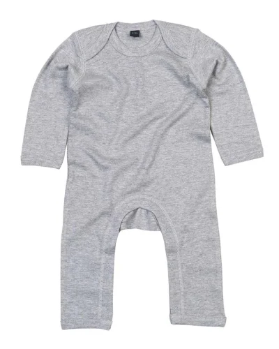 Pigiamino Baby in cotone 200g, morbido, senza nickel Heather Grey Melange