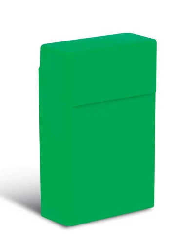 Portasigarette in silicone  colorato, leggero e resistente Verde