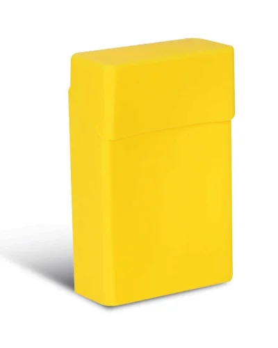 Portasigarette in silicone  colorato, leggero e resistente Giallo