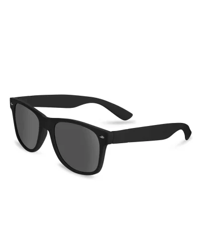 Occhiali da sole UV400 plastica leggeri design moderno Nero