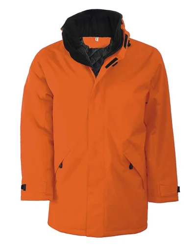 Parka Giaccone 3/4 uomo, interno trapuntato in poliestere Orange