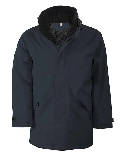 Parka Giaccone 3/4 uomo, interno trapuntato in poliestere Dark Grey