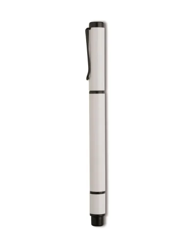 Penna a sfera con evidenziatore Bianco