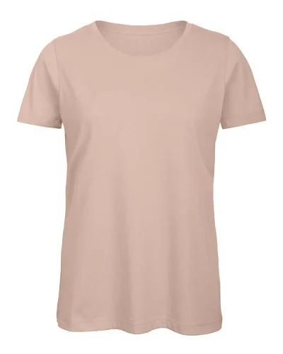 T-shirt donna B&C cotone organico 140g, girocollo, no label