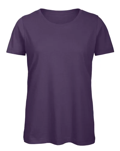 T-shirt donna B&C cotone organico 140g, girocollo, no label