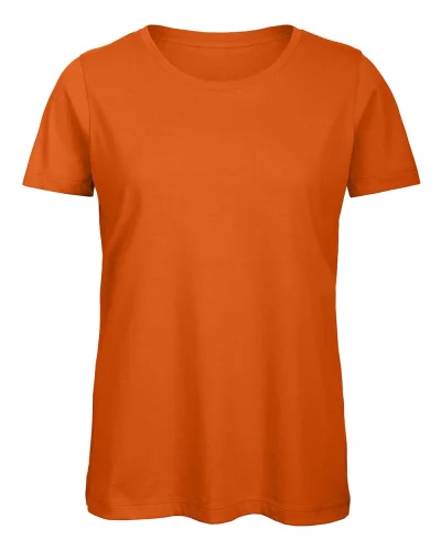 T-shirt donna B&C cotone organico 140g, girocollo, no label