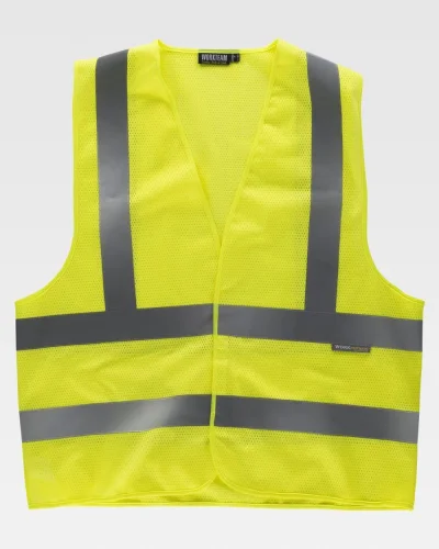 Gilet alta visibilità Classe 2 EN ISO 20471 in poliestere