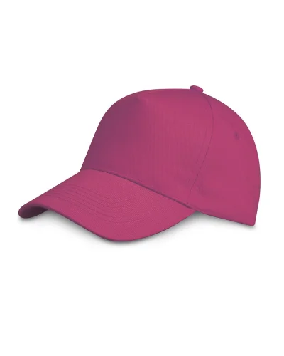 Cappellino Baseball 100% Cotone  Unisex Taglia Unica 400g Fuchsia