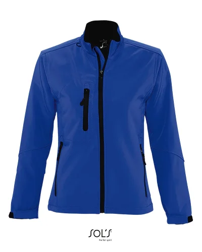 Giacca Roxy donna softshell, 3 tasche zip, coulisse, regular fit