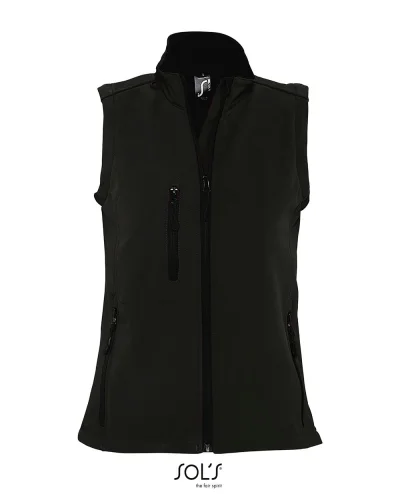Gilet Rallye Donna BMW, 3 Tasche, Regolabile, Elastan Nero