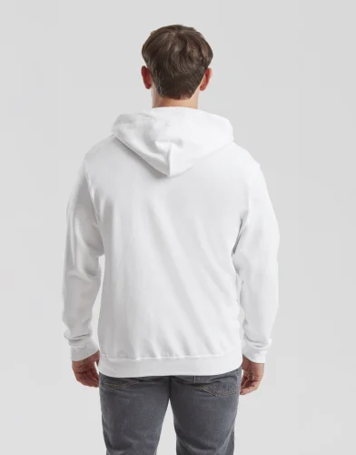 Felpa classica con zip e cappuccio