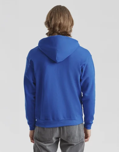 Felpa classica con zip e cappuccio