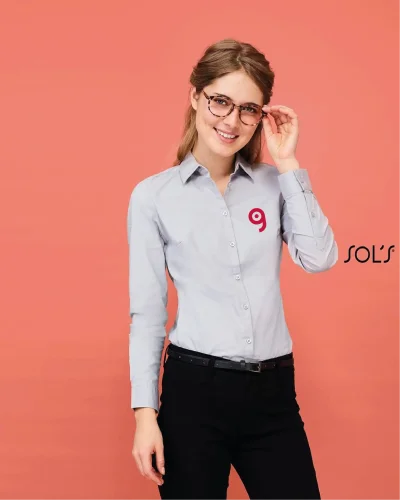 Camicia da donna Blake , cotone elasticizzato fashion fit