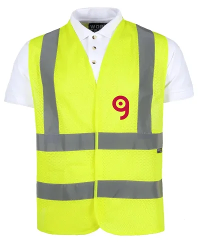 Gilet alta visibilità Classe 2 EN ISO 20471 in poliestere
