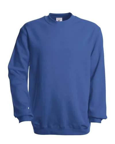 Felpa Girocollo con Interno Felpato, Regular Fit Royal Blue