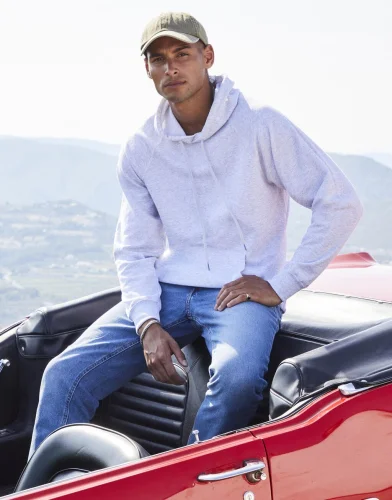 Felpa leggera uomo con cappuccio, stile casual sport