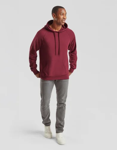 Felpa leggera uomo con cappuccio, stile casual sport