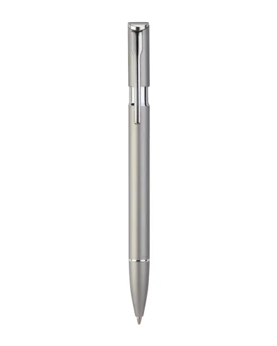 Penna a sfera metallo 13,8 cm chiusura a scatto Argento Luxor Grigio