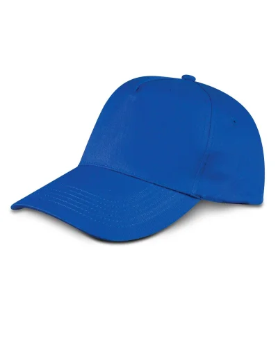 Cappellino Baseball 100% Cotone  Unisex Taglia Unica 400g Royal
