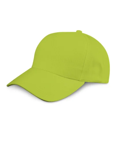 Cappellino Baseball 100% Cotone  Unisex Taglia Unica 400g Lime