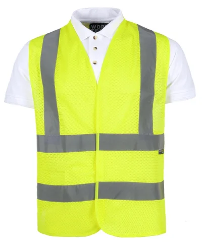 Gilet alta visibilità Classe 2 EN ISO 20471 in poliestere