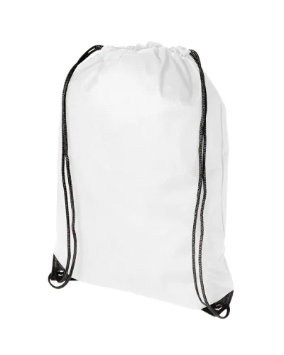 Zaino Evergreen in TNT 34x41 cm leggero promozionale multicolore Bianco